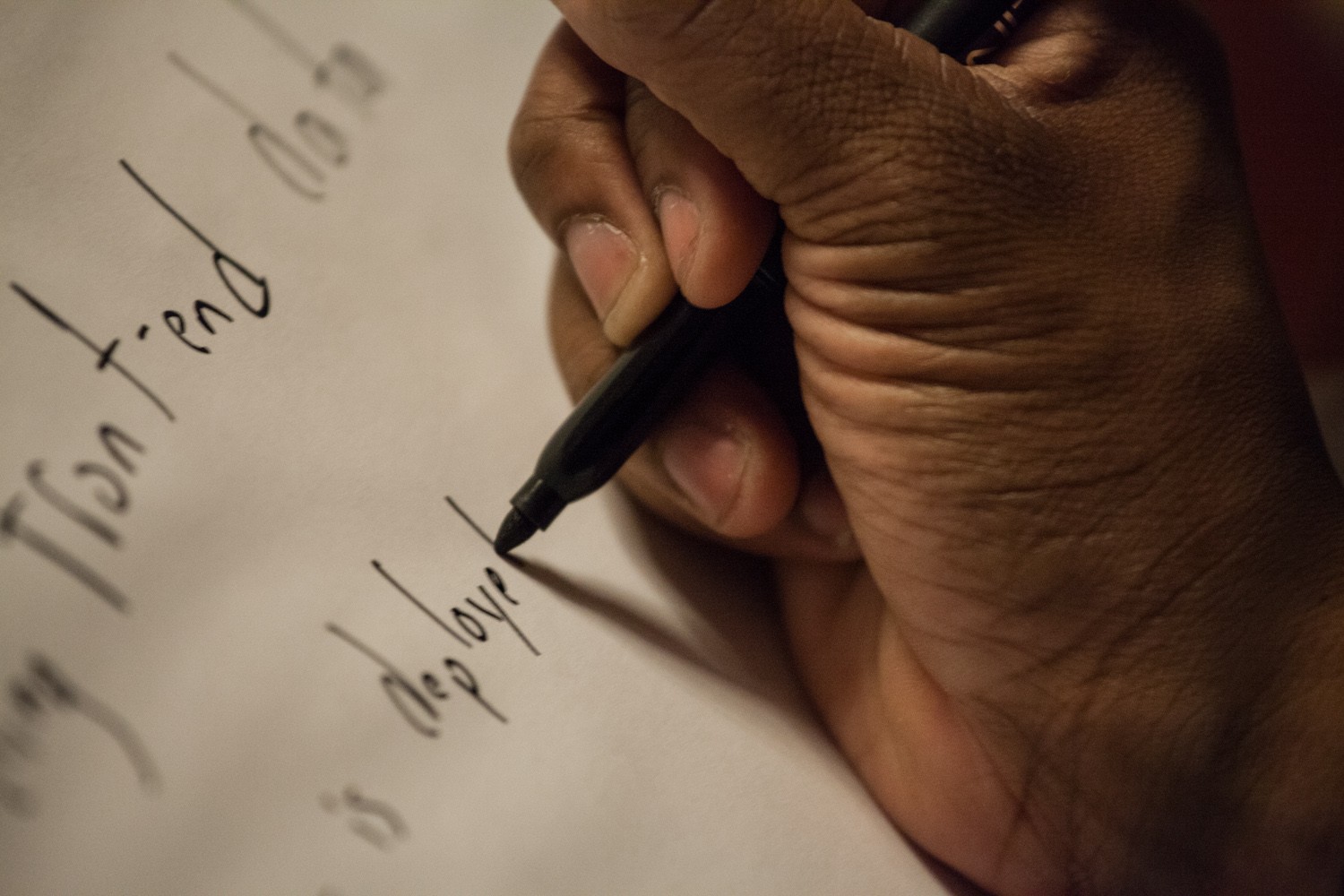 Getting those ideas down on paper, Democracy Hackathon 2016 / Photo: Lowell Brown