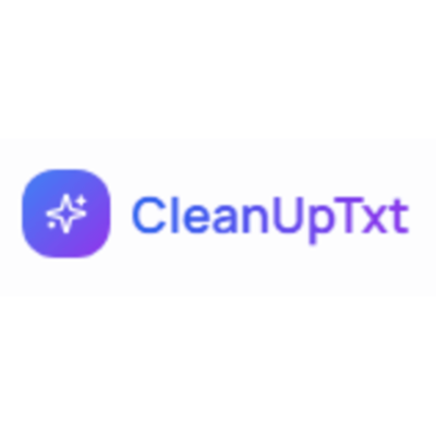 CleanUp Txt&thinsp;